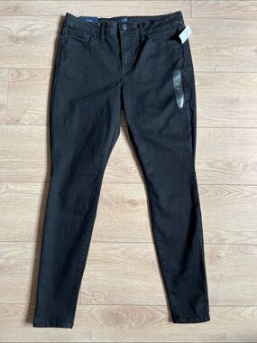 GAP Black High-Rise Skinny Jeans